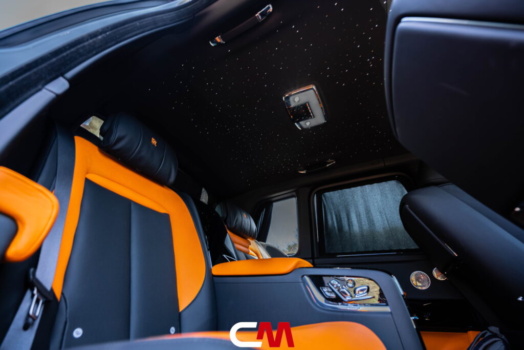 2020 Rolls-Royce Cullinan with a full gloss black chrome delete and black wheels by California Motorsports