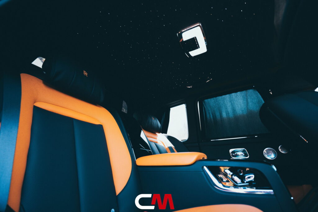 2020 Rolls-Royce Cullinan with a full gloss black chrome delete and black wheels by California Motorsports