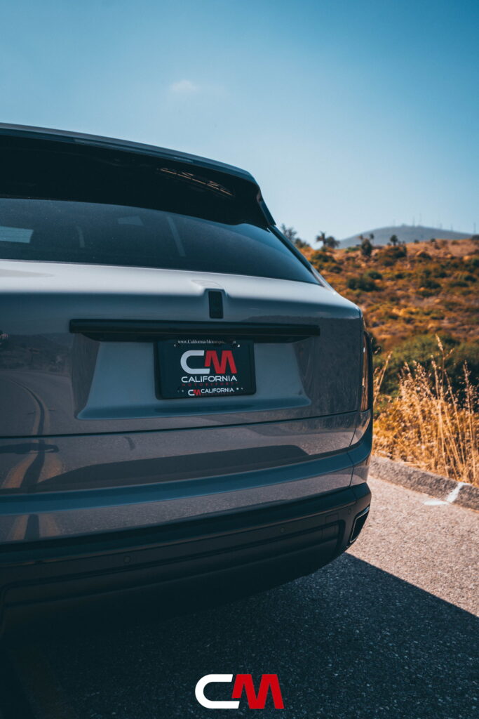 2020 Rolls-Royce Cullinan with a full gloss black chrome delete and black wheels by California Motorsports