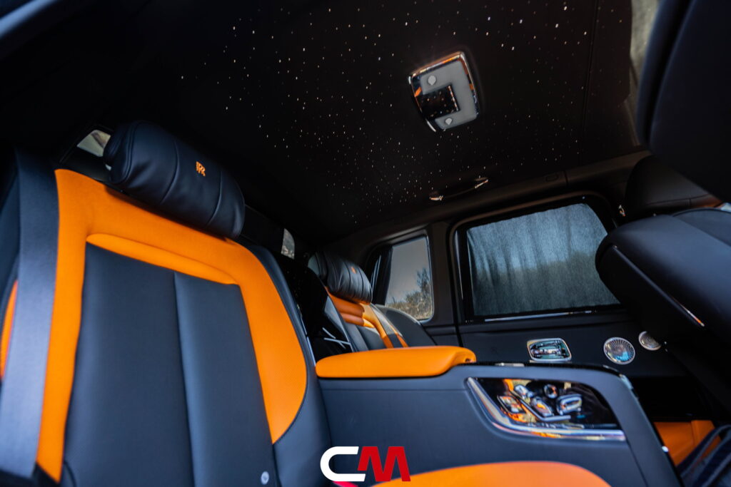 2020 Rolls-Royce Cullinan with a full gloss black chrome delete and black wheels by California Motorsports